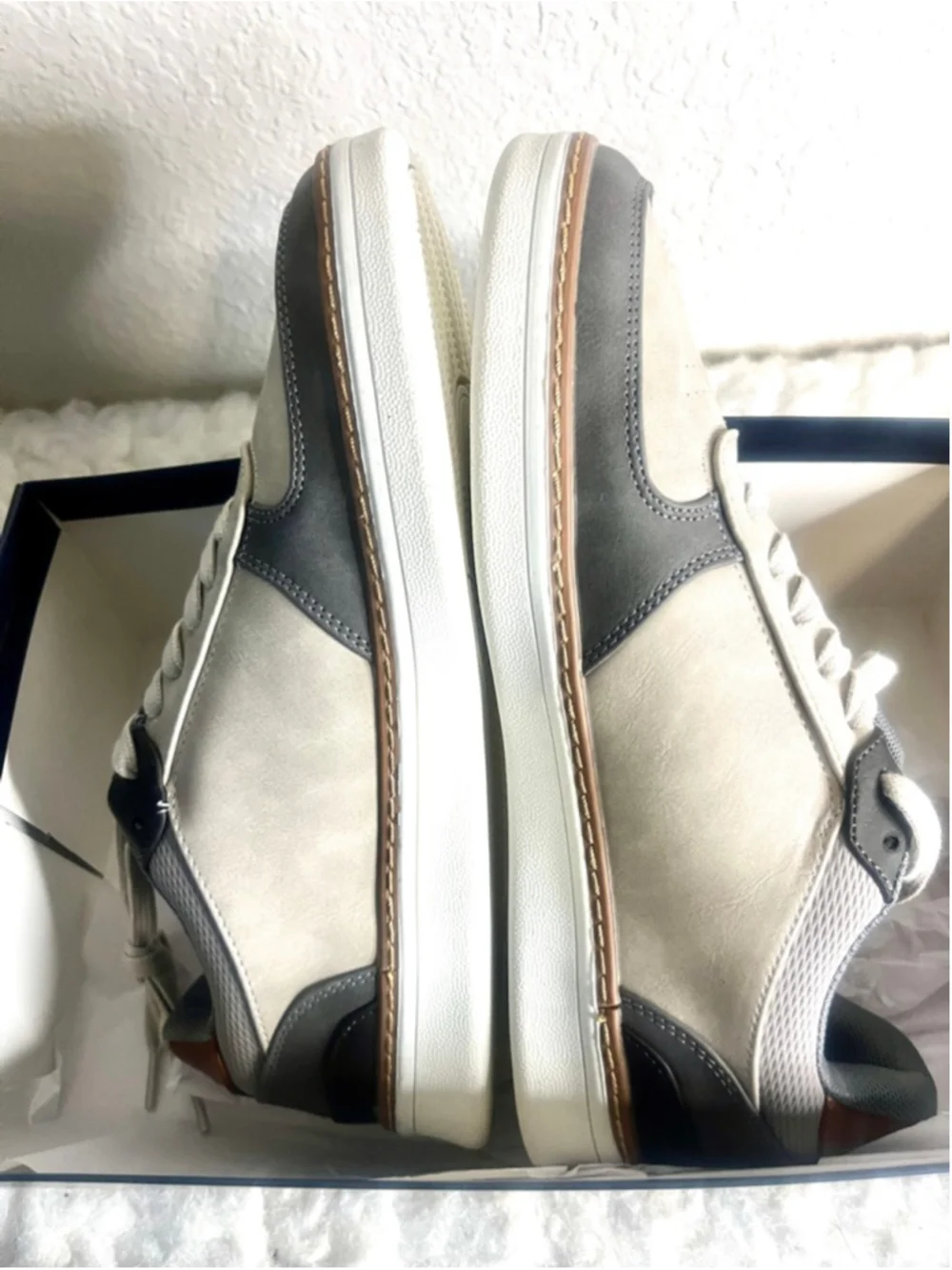 NIB Nautica Savar Men's Sneakers in grey Size 9